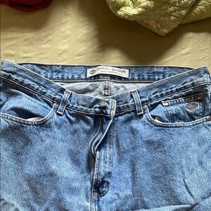 Harley-Davidson Blue Straight Jeans Classic Style